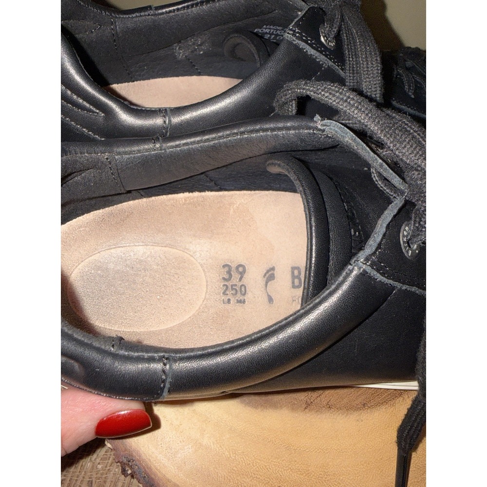 Birkenstock Womens Bend Oxford Black Leather Casual Shoes Size 39 - Picture 10 of 12